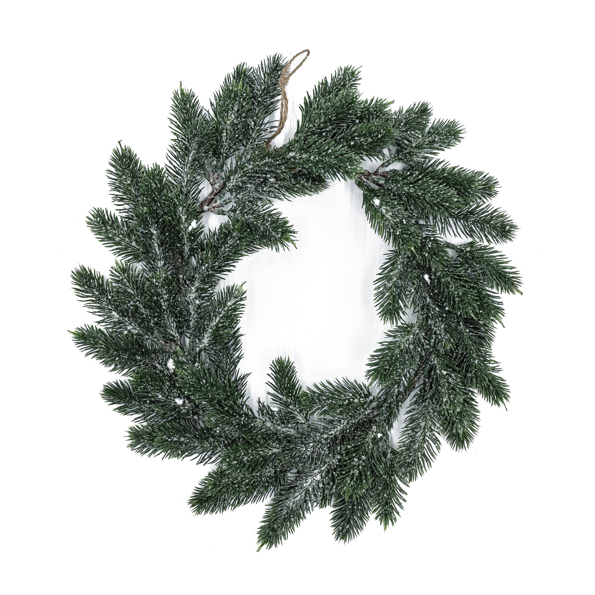 Christmas wreath, ice finish